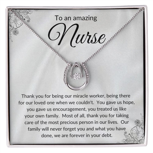 Nurse Lucky In Love Necklace