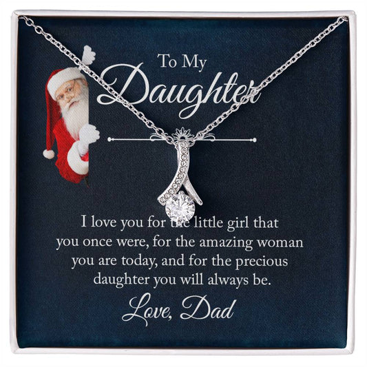 To My Daughter Alluring Beauty Necklace