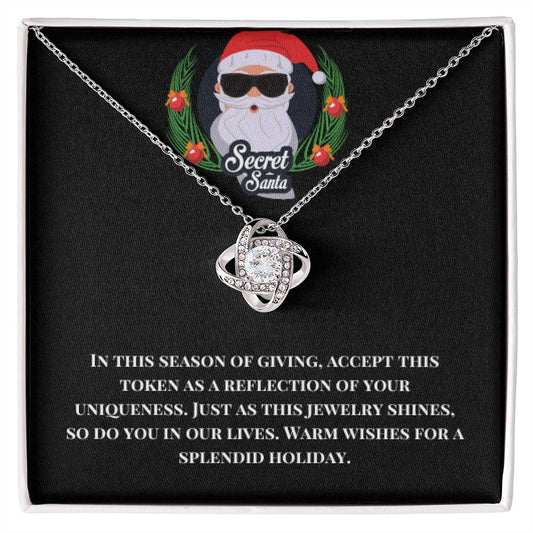 Secret Santa Love Knot Necklace
