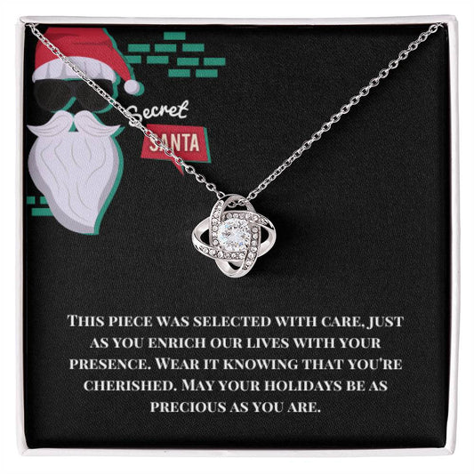 Secret Santa Love Knot Necklace