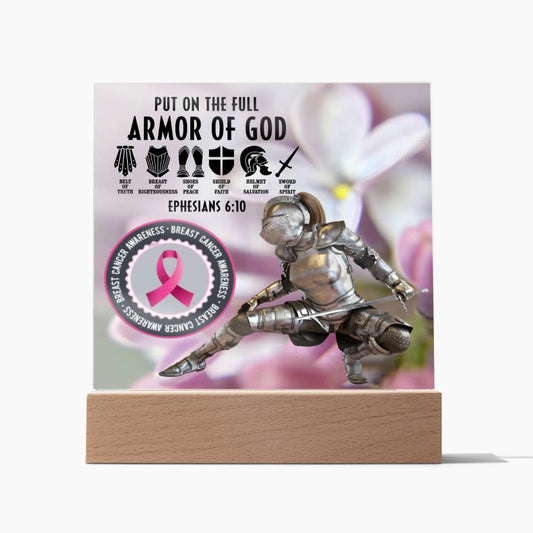 Put On The Full Armor Embrace Defenders of Hope Against Breast Cancer