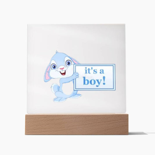 It's a Boy' Acrylic Announcement