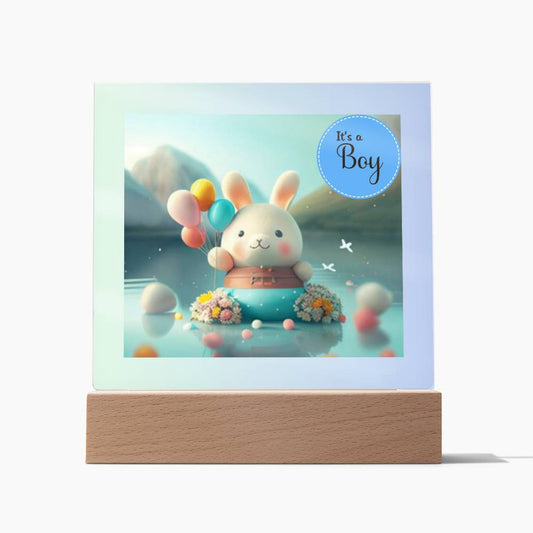 Cherished His Arrival With The Radiant 'It's a Boy' Acrylic Keepsake