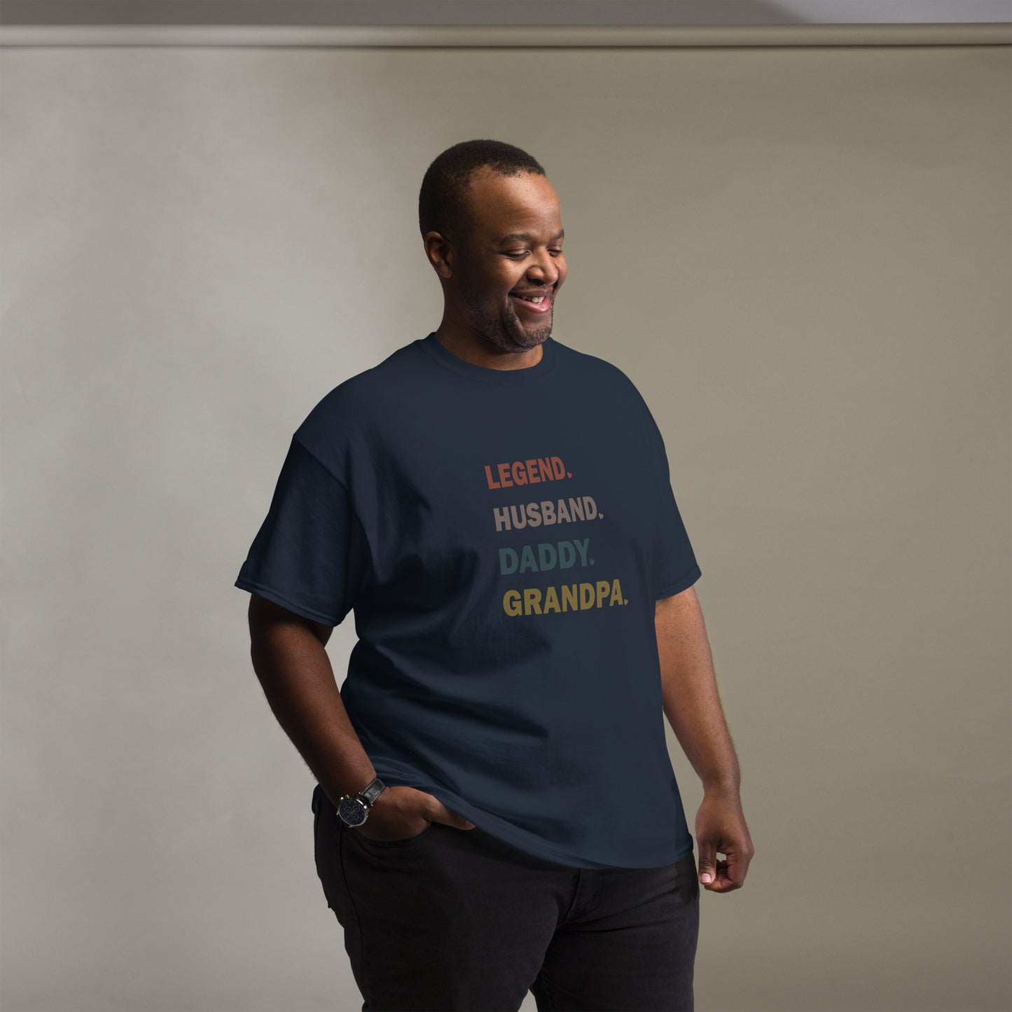 Legend, Husband, Daddy, Grandpa Men's classic tee