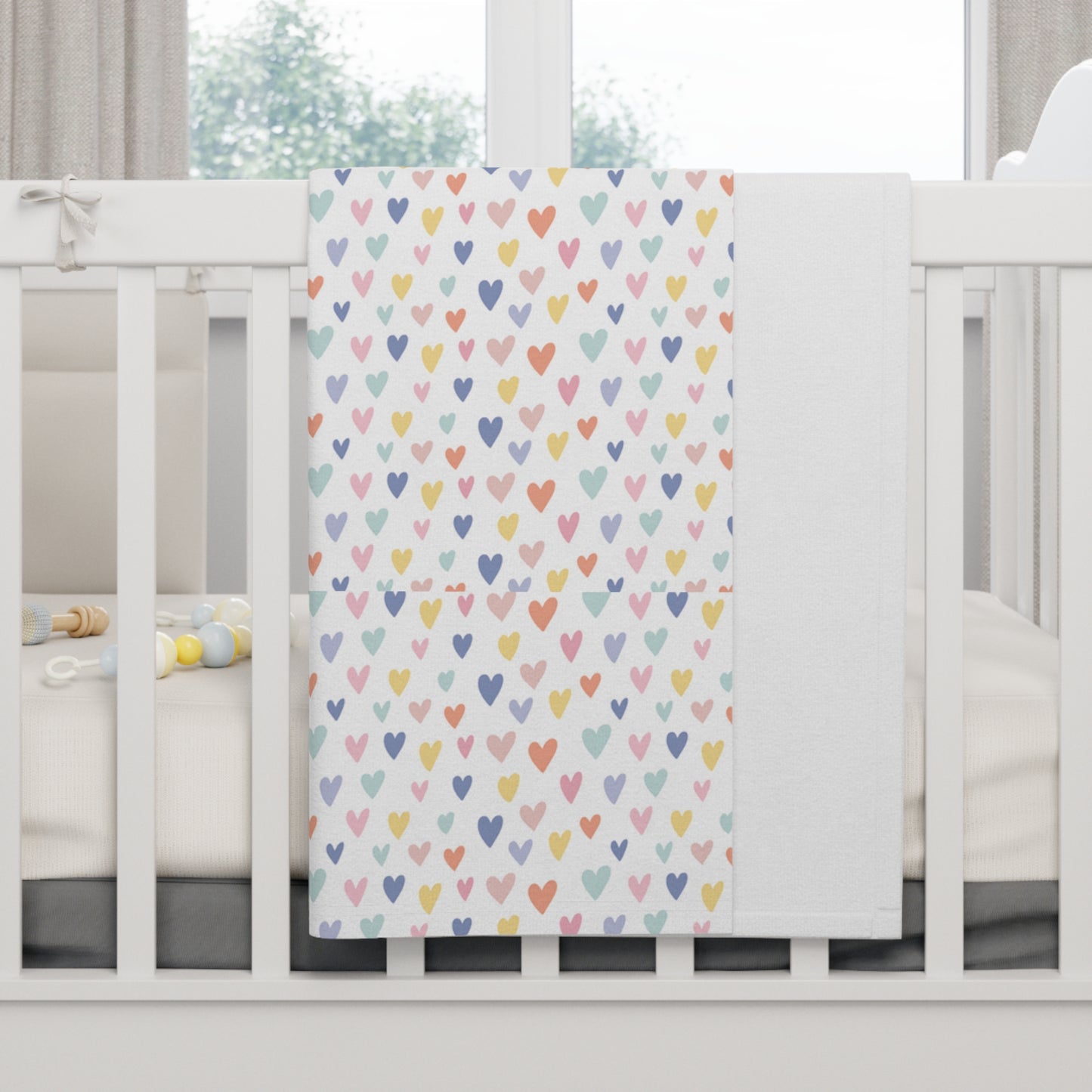 Baby Heart Soft Fleece Baby Blanket