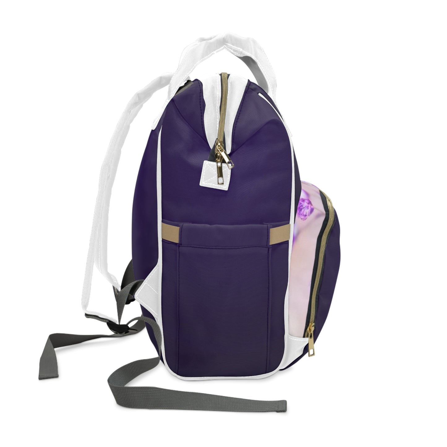 Multifunctional Diaper Backpack (Purple)