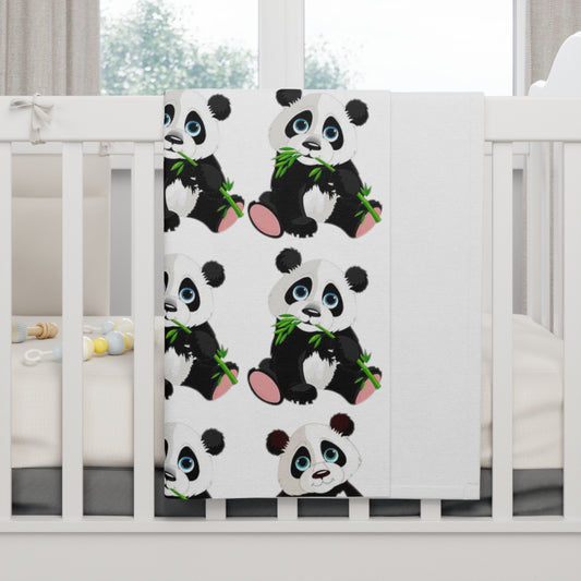 Baby Panda Soft Fleece Baby Blanket