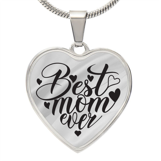 HURRY! 50% OFF! Best Mom Ever Heart Pendant