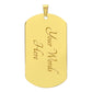 Proud Mom Of A Freakin' Awesome Soldier Dog Tag