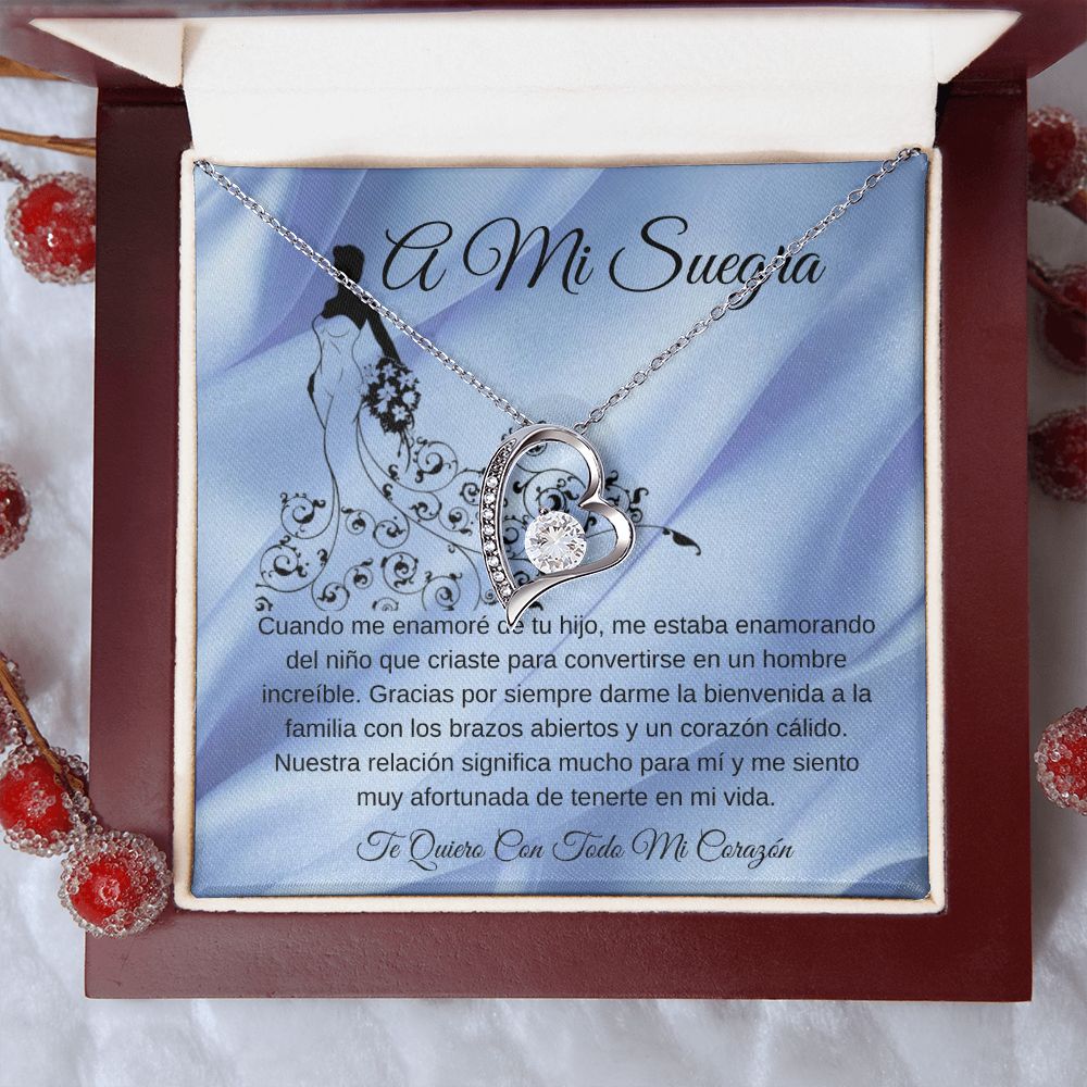To My Mother-in-law Forever Love Knot Necklace (Spanish)