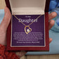 To Our Daughter Forever Love Necklace