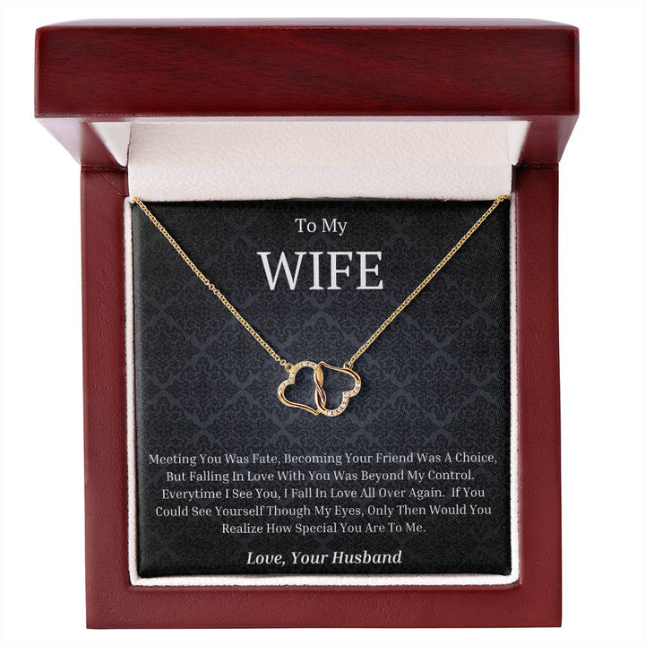 To My Wife Everlasting Love Necklace
