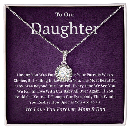 To Our Daughter Eternal Hope Necklace