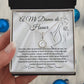 To My Brides Maid Eternal Hope Necklace (Spanish)