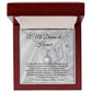 To My Brides Maid Eternal Hope Necklace (Spanish)