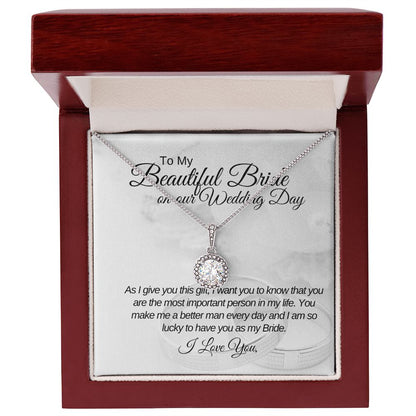 My Beautiful Bride May Our Love Springs Eternal Hope Necklace