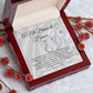 To My Brides Maid Eternal Hope Necklace (Spanish)