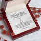 My Beautiful Bride May Our Love Springs Eternal Hope Necklace