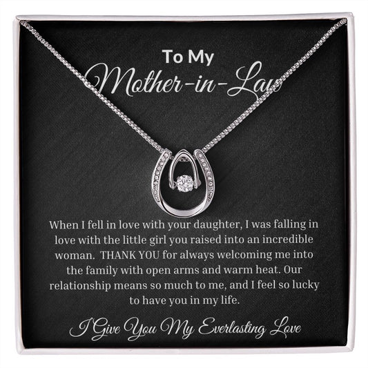 To My Mother-In-Law Lucky In Love Necklace
