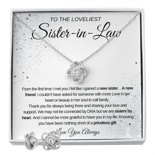 Love Knot Earring & Necklace Collection