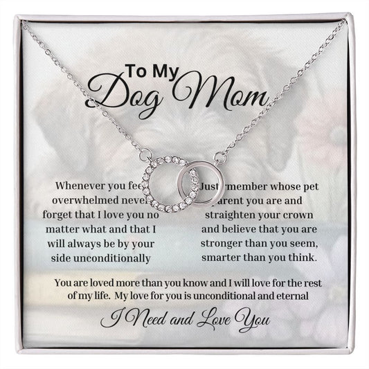 Dog Mom Perfect Pair Necklace /Mother's Day/Birthday/Christmas/Valentine's Day Gift Idea