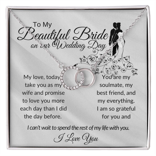 My Beautiful Bride Perfect Pair Necklace