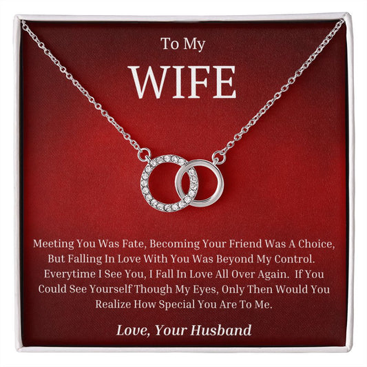 Perfect Pair Necklace to My Wife