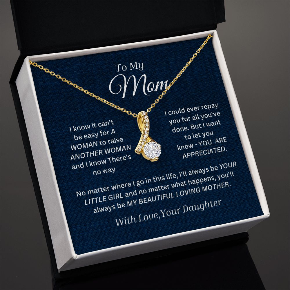 To My Mom Alluring Beauty Necklace From your Daughter