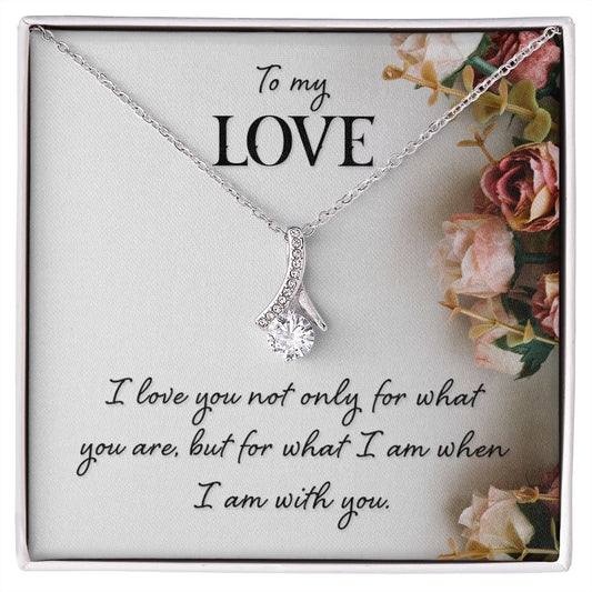 50% Off! HURRY!  To My Love Alluring Beauty Necklace