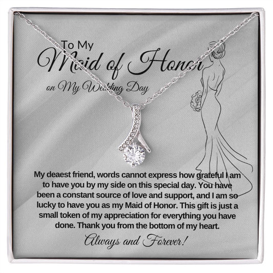 My Maid of Honor (Best Friend) Alluring Beauty Necklace