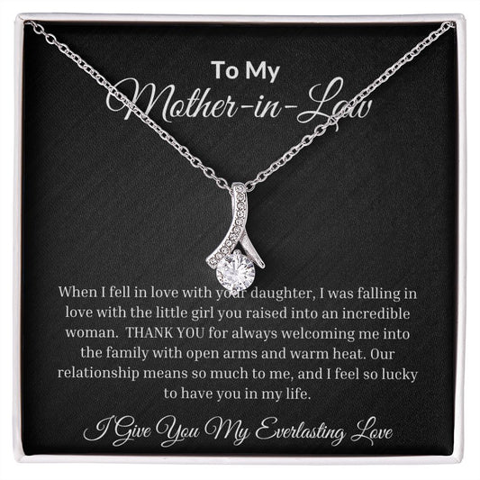 To My Mother-In-Law Alluring Beauty Necklace