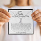 To My Sister On Your Wedding Day Alluring Beauty Necklace