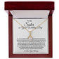 To My Sister On Your Wedding Day Alluring Beauty Necklace