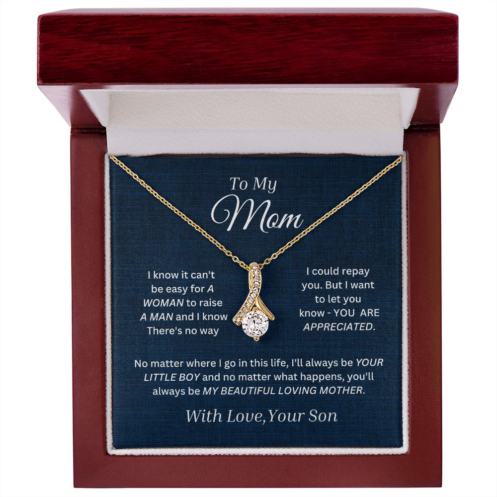 To My Mom Alluring Beauty Necklace