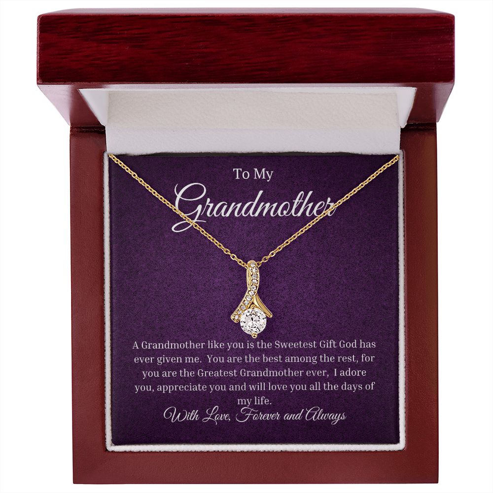 To My Grandmother Alluring Beauty Necklace