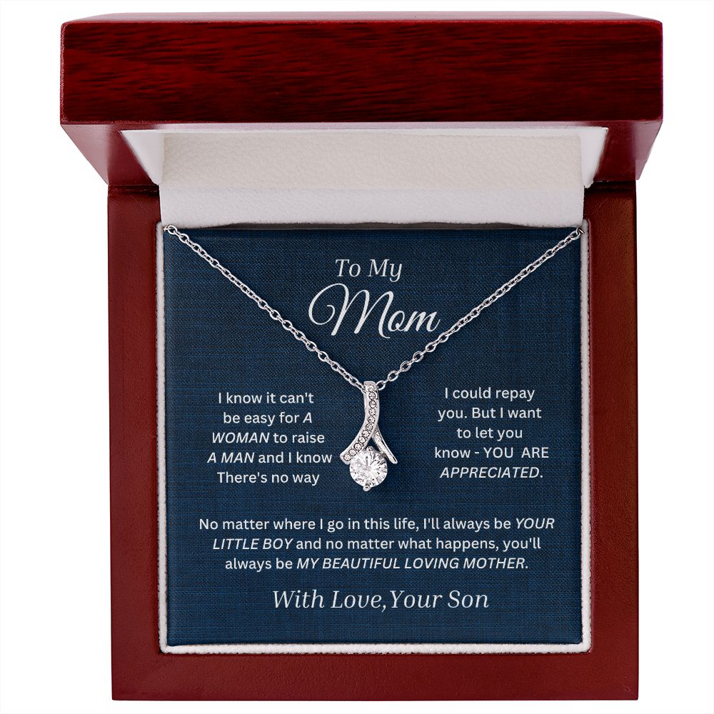To My Mom Alluring Beauty Necklace