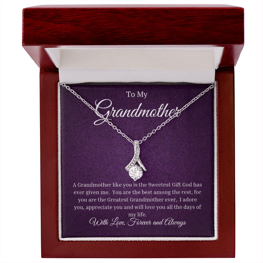 To My Grandmother Alluring Beauty Necklace