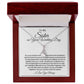 To My Sister On Your Wedding Day Alluring Beauty Necklace