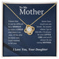 50% off HURRY!  [Almost Sold Out] Mother - Love Knot Necklace From – Daughter