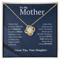 [Almost Sold Out] A Mother - Love Knot Necklace From – Daughter