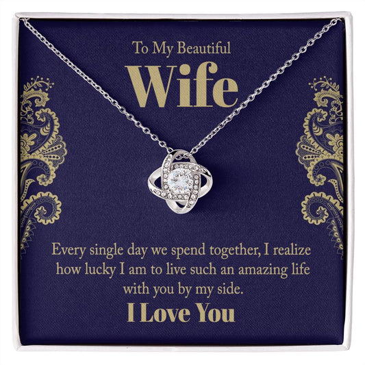 50% Off HURRY! Beautiful Wife Love Knot Necklace