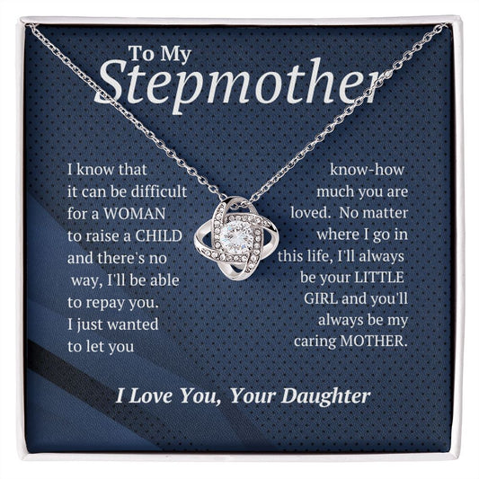 50% Off! HURRY!  (Almost Sold Out) Stepmother Love Knot -Necklace From-Daughter