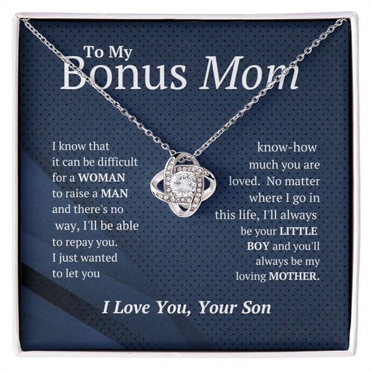 50% Off! HURRY!  (Almost Sold Out) Bonus Mom Love Knot -Necklace From-Son