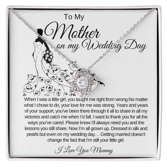 Wedding Day Love Knot Necklace