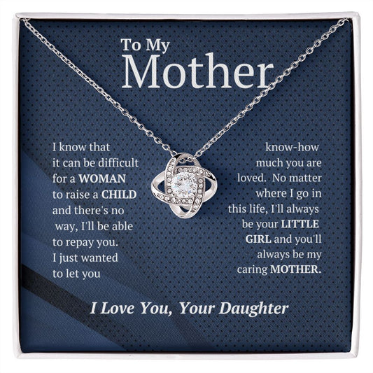 [Almost Sold Out] A Mother - Love Knot Necklace From – Daughter