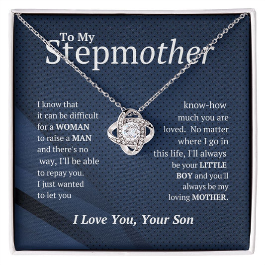 50% Off! HURRY!  (Almost Sold Out) Stepmother Love Knot -Necklace From-Son