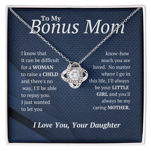 50% Off! HURRY!  (Almost Sold Out) Bonus Mom Love Knot -Necklace From-Daughter