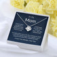 To My Mom Love Knot Necklace