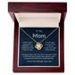 To My Mom Love Knot Necklace