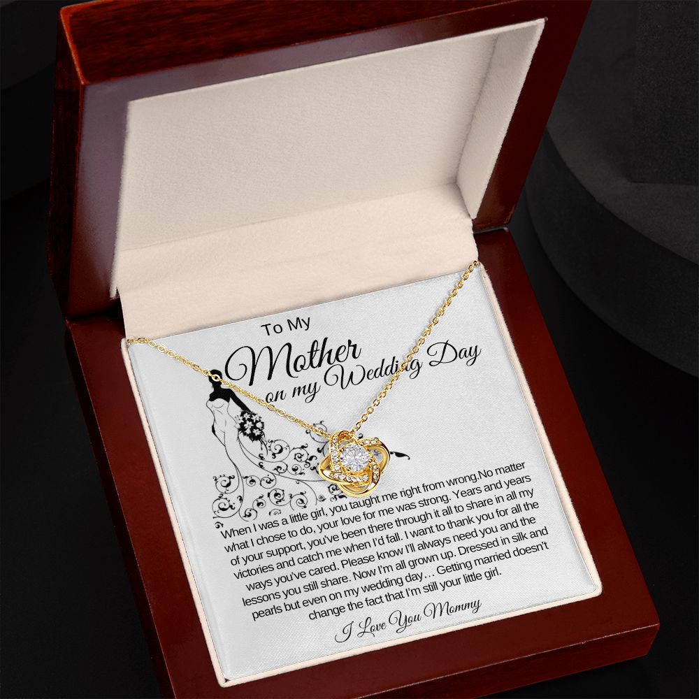 Wedding Day Love Knot Necklace